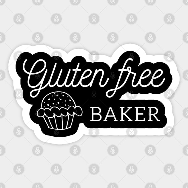 Gluten Free Baker Sticker by Gluten Free Traveller